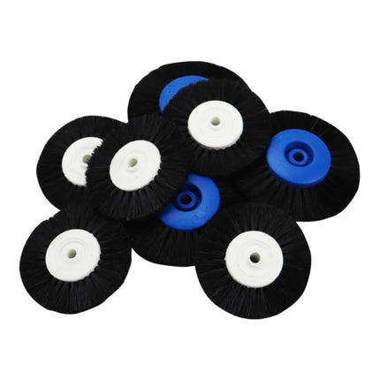 50 Pieces Dental Polishing Small Brush Cotton Brush Polishing Wheel Denture Grinder Small Cloth Wheel Low Speed Grinding Head