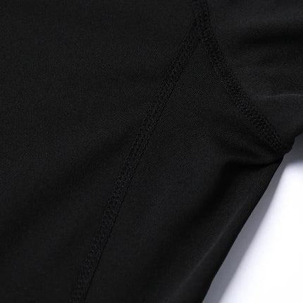 Men's quick drying running compression T-shirt short sleeved trendy printed fitness jogging men's slimming sports casual top