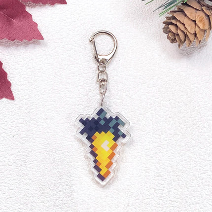 1/27Pcs Game Totem of Undying Car Keychain Accessories Acrylic Cute Charms Pendant For Bag Funny Key Holder Backpack Decoration
