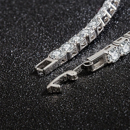 New Luxury Gold Silver Color on Hand Princess Bracelet Bangle for Women Anniversary Gift Jewelry Wholesale