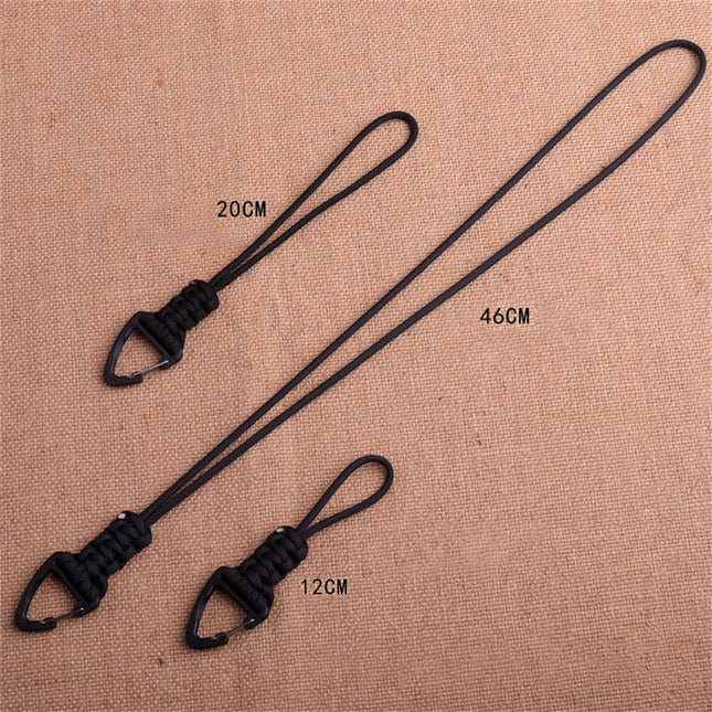 Triangular Buckle 7-Core Paracord Rope Keychain Handmade Survival Key Ring Men Women Outdoor Camping Car Hiking Backpack Gift