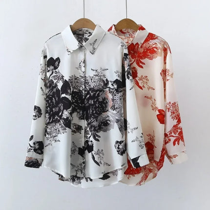 Blouse Fashion T Shirt Woman Casual Summer Tees Streetwear Print Tshirt Autumn Shirts for Women Clothes Vintage T-Shirts Y2k Top