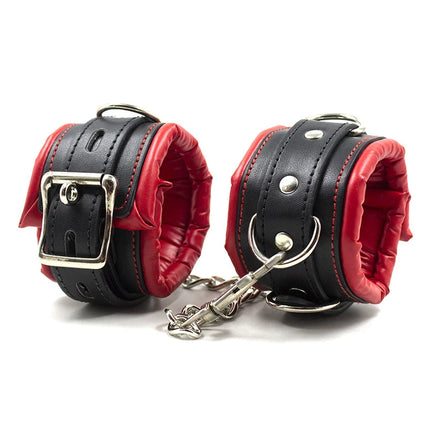 BLACKWOLF Premium BDSM restraint set Luxury restraint BDSM set Luxury handcuffs Collar Leash Ankle and Handcuffs Submissive Wris