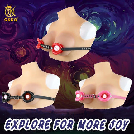 Breasts Adult Game Props Silicone Simulation Lips Leather Female Erotic Toys Sexy Accessories for Couple Erotik Shop Lingerie18+