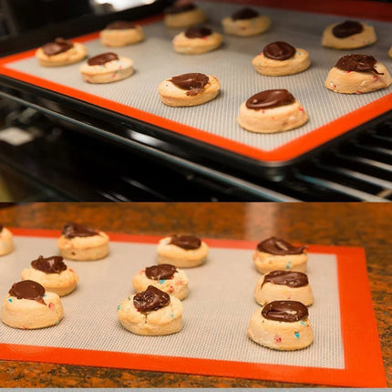Silicone Macaron Baking Mat for Bake Pans Macaroon Pastry Cookie Making Professional Grade Nonstick