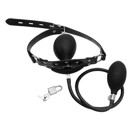 Inflatable Gag Open Mouth Gag Oral Dildo Plug Pump Restraint Slave Bondage Open Mouth Balls BDSM Sex Toys For Couples Adult Game