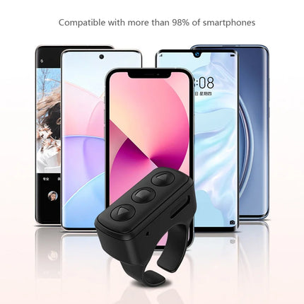 Page Turner Mini Multifunction Fingertip Controller Scrolling Button Ring Fingertip for Selfie Button Camera Shutter Smartphones