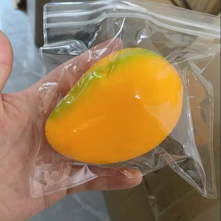 Stress Relief Squishy mango Squeeze Toys Slowing Rising Sticky mango Sensory Fidget Toys for Adults Squishy Sensory Toys