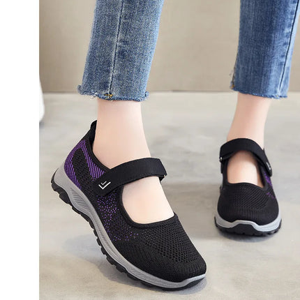 Women Shoes Breathable Vulcanized Shoes White ZapaWomen Sneakers Fashion Breathable Mesh Casual Walking Shoes Women Work Shoes