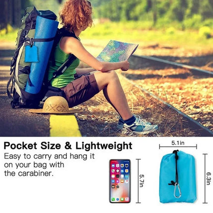 Tapis de plage pliable et imperméable avec poche, tapis de camping léger, tapis de pique-nique extérieur