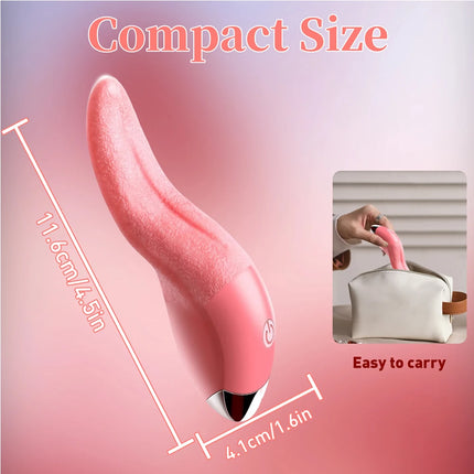 Realistic Tongue Licking Vibrator for Women G Spot Clitoris Nipple Stimulator Blowjob Vagin Massager Masturbator Sex Toys Adult