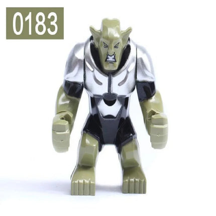 Building blocks, Marvel superheroes, assembled dolls, Spider Man, Iron Man, Venom, Shark, Deadpool, DIY gifts, children's toys