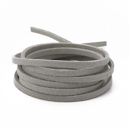 3mm Faux Suede Braided Cord Korean Velvet Leather For Handmade DIY Beading Bracelet Jewelry Making Thread String Rope 1m/4m/roll