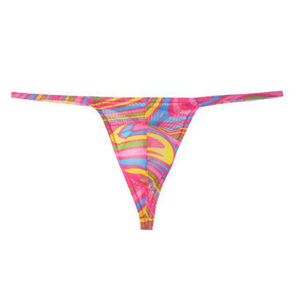Men Print Thongs G Strings Briefs Sexy Accessories Hot Underwear Low Rise Bikini Sissy Pouch Hot Lingiere Breathable Underpants