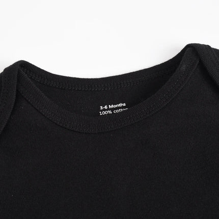 Honeyzone 3PCS Black Baby Boy Clothes Sets Long Sleeve Bodysuit Cotton Soft Jumpsuits Underwear Newborn Loungewear Infant Outfit