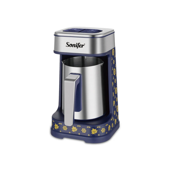 Turkish Coffee Maker with Dual Brewing Smart Anti-Spill Design 96-98°C Precision Heating, 250ml, 500W Coffee Pot Coffee Machine