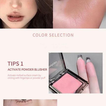 Daimanpu Ice Night Cube Blush Balm — Skin-Tone Enhancing, Matte Nude Finish, Long-Wearing, Girlie Appeal
