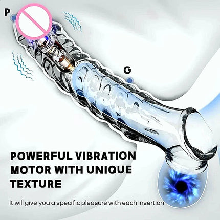 Penis Sleeve Extensions Condom Male Enlargement Delay Vibrators For Men Flexible Glans Penis Enlarger Extender Delay Ejaculation