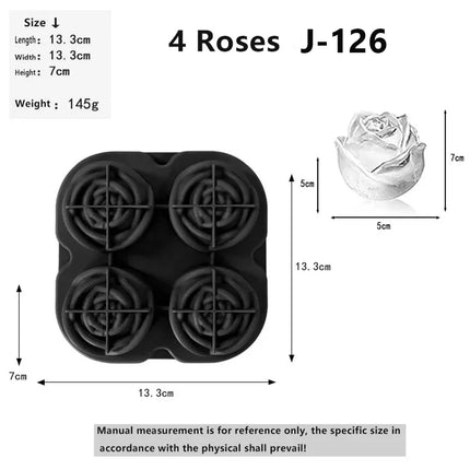 Tray Easy to Take Out Suitable for Whiskey Party Supplies Silicone 3D Balls Skull Diamond Shaped Ice Mold Reusable Ice Cube Mold