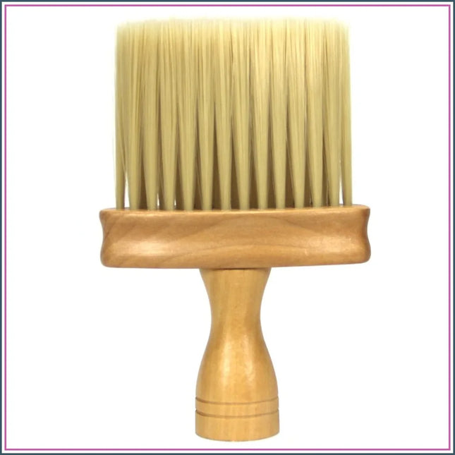 Professional Wooden Hair Cutting Brush - Soft Bristles for Barber & Salon Use