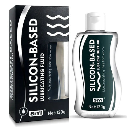 Silicone-Based Personal Lubricant Long Lasting Silky Smooth, Non-Sticky, Unscented, Waterproof For Men Women and Couples 120ml