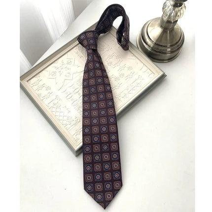 Stripes Squares Small Flowers Various Patterns Fashion Trends Daily Student Uniforms Accessories Ties Personalized Simplicity