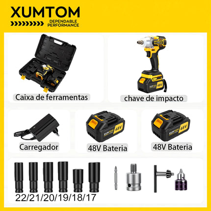 48V Impact Wrench Kit / Kit Clé à Chocs 48V
