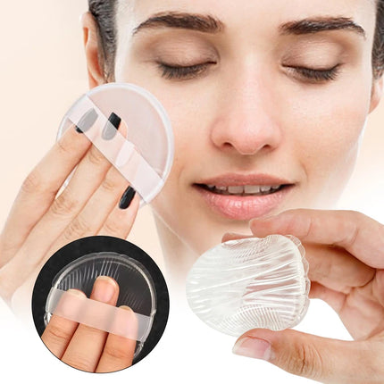 Soft Silicone Gel Powder Puff Sponge For Cosmetic Face Foundation BB Cream No Powder Eating Powder Cosmetic Puff Makeup Tools