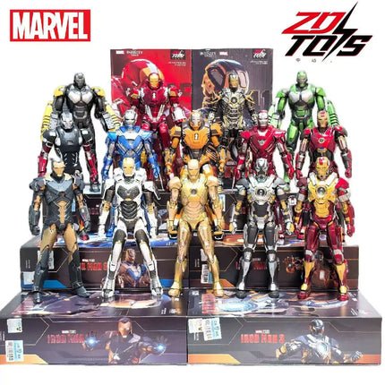 ZD Toys Iron Man Action Figures (Models: MK1-MK7,MK9 MK11, MK12, MK14, MK15, MK23, MK27, MK38, MK40, MK42, MK43,MK46 7-Inch, etc