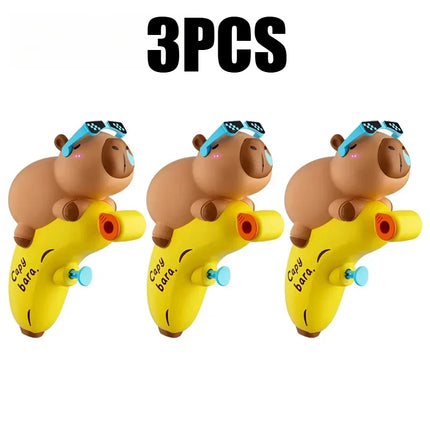 1-20PCS Cartoon Capybara Squirt Water Toy Outdoor Beach Water Play for Summer, Kids' Bath Toy Water Play Gift