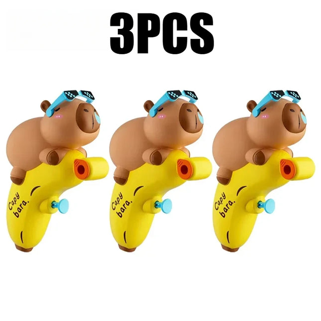 1-20PCS Cartoon Capybara Squirt Water Toy Outdoor Beach Water Play for Summer, Kids' Bath Toy Water Play Gift