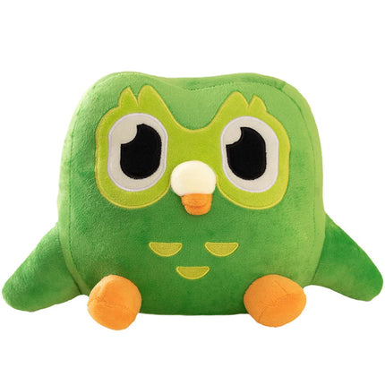 30cm Green Duolingo Owl Plush Toy Plushie Of Duo The Owl Cartoon Anime Owl Doll Soft Stuffed Animal Toys Children Birthday Gifts