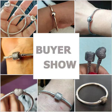NEW 100% S925 pure silver Spider Man snake bone bracelet, suitable for original DlY bracelet, women's fashionable jewelry gift