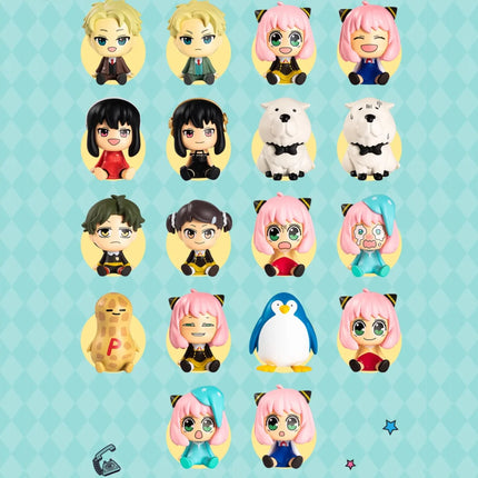 SPY×FAMILY Blind Bag Loid Forger Anya Forger Donovan Desmond Yuri Briar Sylvia Sherwood Cute Q-figure Collectible Toys Kids Gift