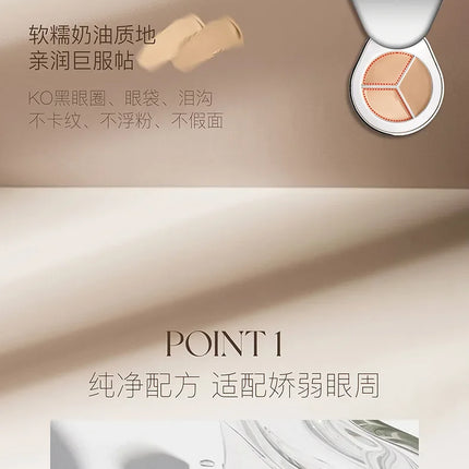 DPU Tri-Colour Concealer Palette Full Coverage Cream Long-lasting Highlighter Moisturising Rare Beauty Korea Makeup Face Base