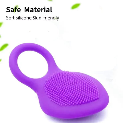 Vibrating Penis Ring for Men G-Spot Clitoral Stimulator Couples Sex Toy Delay Ejaculation Licking Vaginal Orgasm Adult Accessory