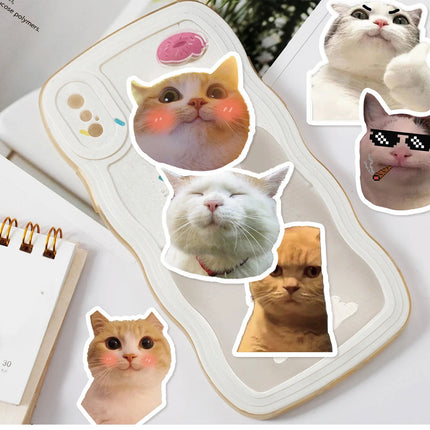 50Pcs/Bag,Funny Animals Stickers,Waterproof Be Suitable For Skateboard DlY Luggage Laptop Phone Creative Stationery ToysColor