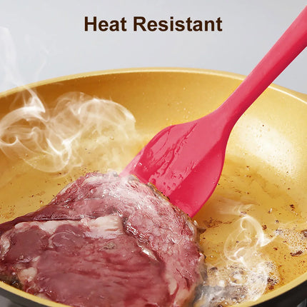 5/10/15/20PCS Random Color Silicone Spatulas Cream Spatula Cake Cream Scraper Baking Cake Tool Heat-resistant Seamless Scraper