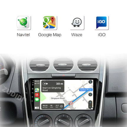 Android 16 DSP Car GPS Navigation Radio Multimedia Player For MAZDA CX-7 CX7 CX 7 2007 2008 2009 2010 - 2014 BT 5G WIFI