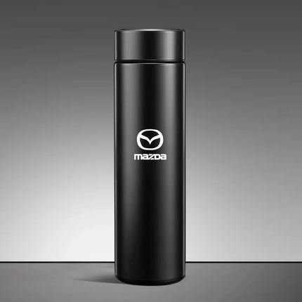 Car Smart Thermos Bottle With Temperature Display Coffee Cup For Mazda 3 6 Atenza Axela Demio CX3 CX5 MP MS RX8 Car Accessories