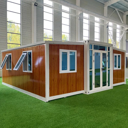 Detachable Portable Flat Pack Container Cabin Luxury Prefab Home Quick Assemble Steel Design Mobile Prefabricated House