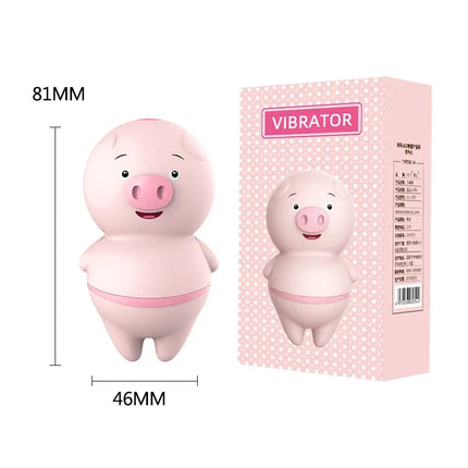 Pink Pig Tongue Lick Vibrators Anal Clitoris Nipple Massager G-Spot  Adult Product Erotic Sex Machine 6/2 Modes Female Sex Toys
