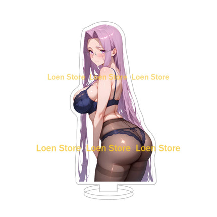 Hot game Anime sexy lingerie bikini girl student big ass big breasts bunny girl Anime Figure Acrylic stand desk ornament gift