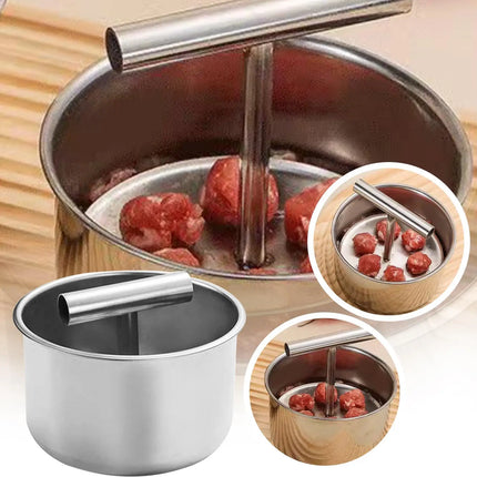 Meatball Making Set 6/12 Hole Press Meatball Maker Stainless Steel Meatball Maker Multifunctional Meat Maker Mold  Kitchen Tools