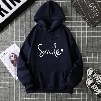 2025 Winter New Women's Hoodie High Street Unisex style Double Pockets Sweatshirts Outerwear Plus-Size Women's Clothing CYXX240