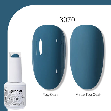 Arte Clavo TPO FREE HEMA FREE Gel Nail Polish UV Multi Use Semi Permanent Soak Off Autumn Winter Nail Art Hybrid Varnish 15ml