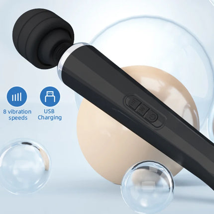 Powerful Dildo Vibrators Sex Toys for Woman AV Magic Wand Vibrating Vaginal Clitoris Stimulator Body Massager Adult Sex Product