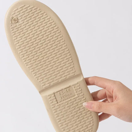EVA Soft Foldable Slippers for Women Portable Travel Indoor Bathroom Massage Sandals Unisex Quick Dry Non Slip Flat Home Slides