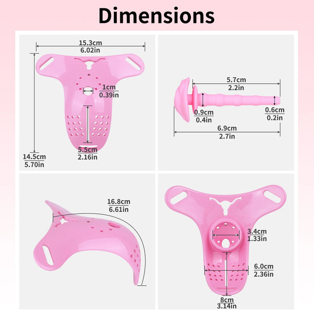 LICKER ABS Chastity Cages With Urethral Orifice Penis Bondage Cock Lock Loyalty Belt Sex Toys For Men Sissy Erotic Accessories