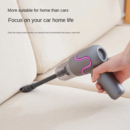 12500Pa Portable Car Vacuum Cleaner Cordless Handheld 4-in-1 Suction/Blow/Pump/Inflate Mini Vacuum for Car Home Desktop Cleaning